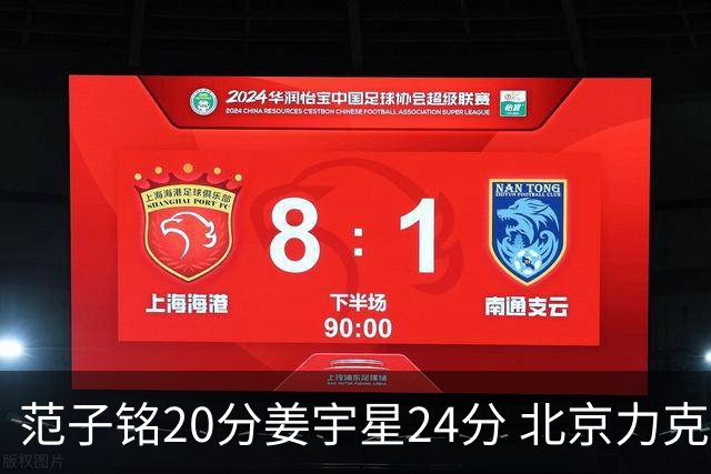 范子铭20分姜宇星24分 北京力克吉林开门红